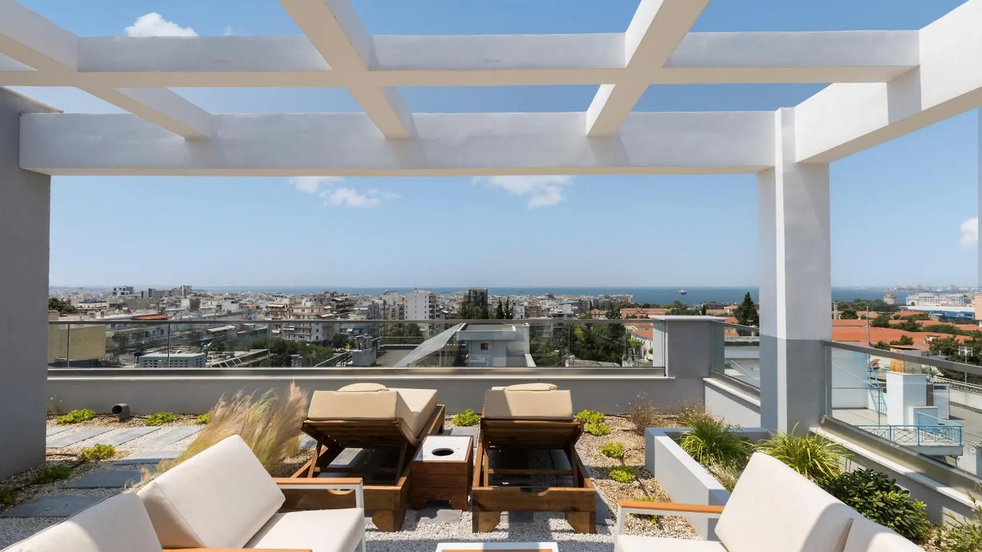 Skyline Luxury Apartment With Stunning Terrace By Binobi! Soluň Řecko